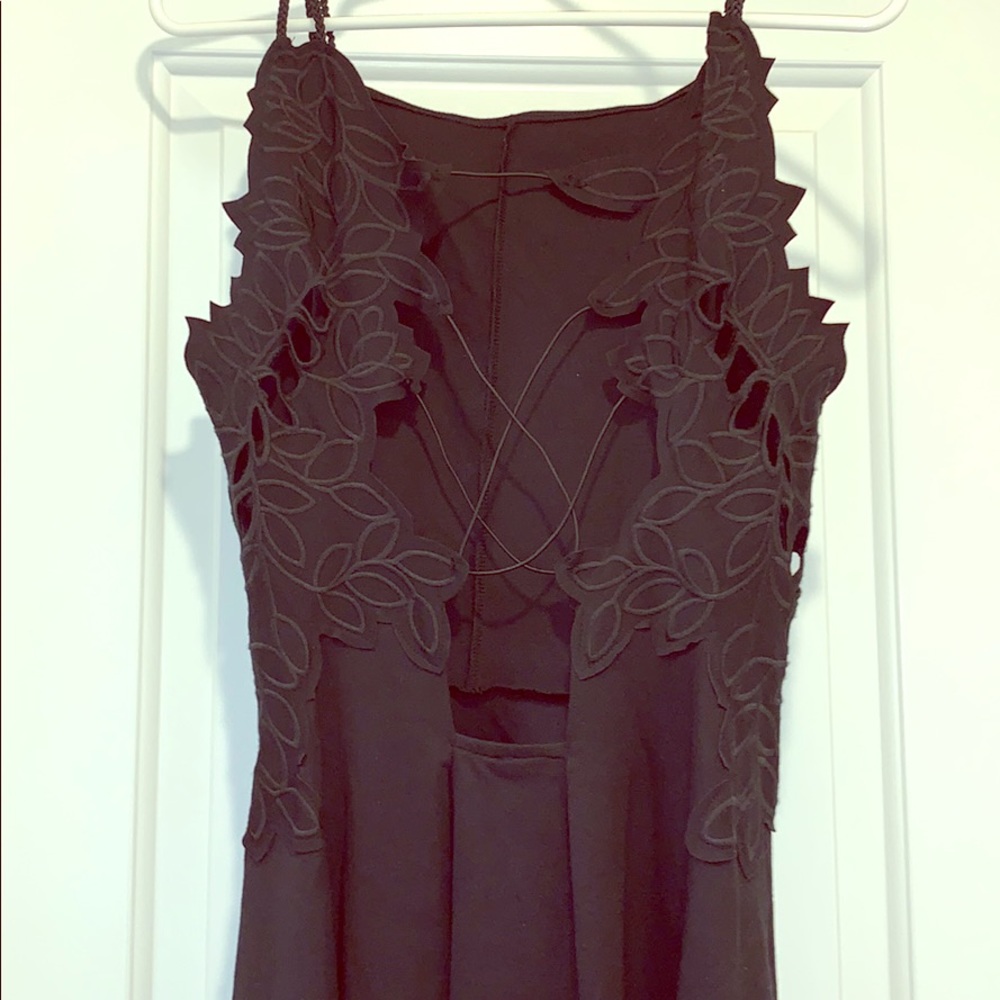Free people dress with cut out detailed back